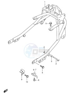 GSX750F (E4) drawing HANDLE GRIP