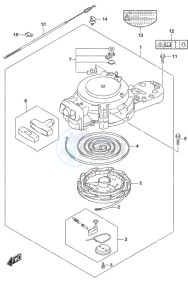 DF 20A drawing Recoil Starter