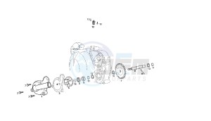 GPR REPLICA - GPR R - 50 CC VTHGR1D1A EU2 drawing WATER PUMP