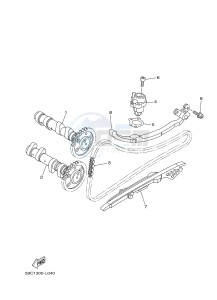 XP500A T-MAX T-MAX 500 (59CR) drawing CAMSHAFT & CHAIN