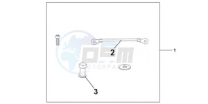 CBR1000RA9 ED / ABS REP drawing TANK BAG ATT KIT