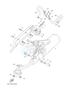 YN50F OVETTO 4 (2ACE) drawing EXHAUST