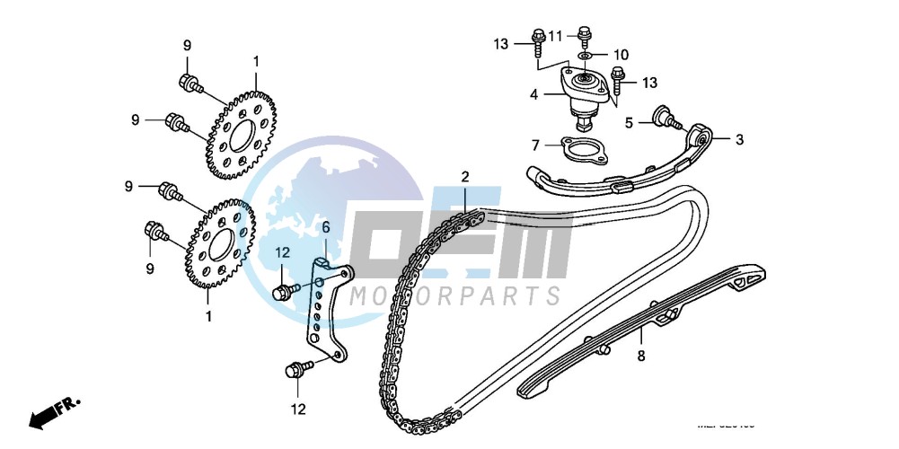 CAM CHAIN/TENSIONER