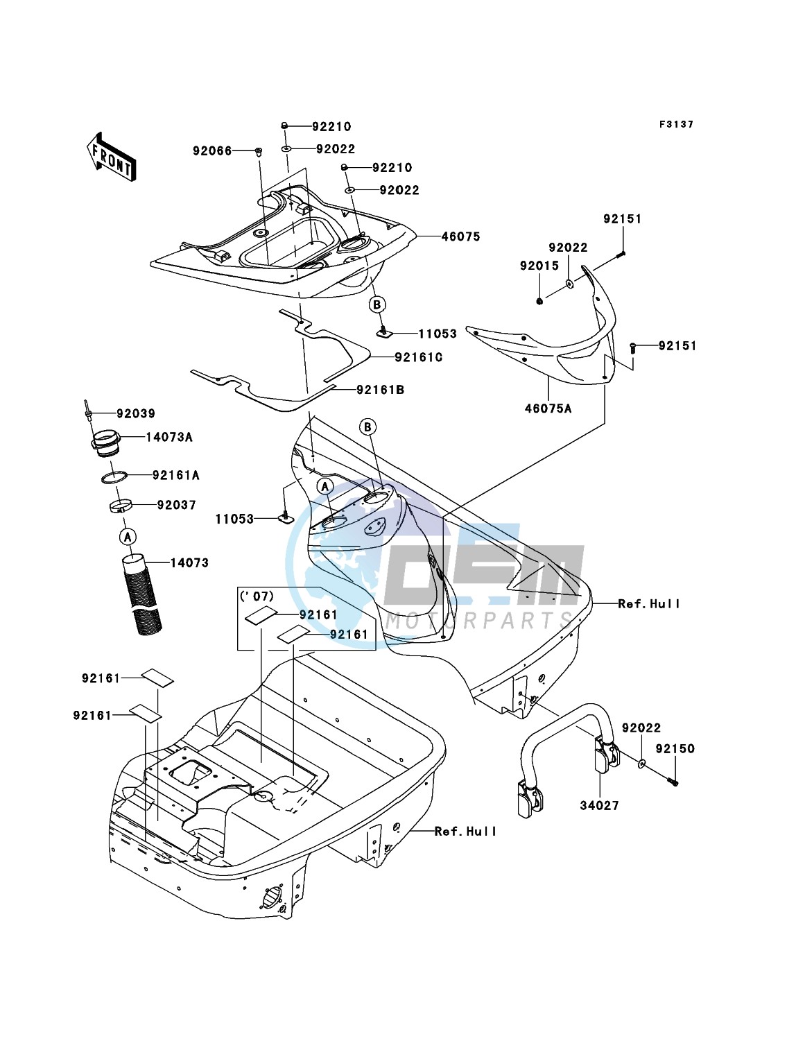 Hull Rear Fittings