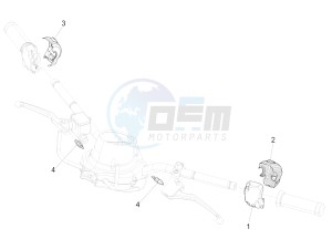 LXV 150 4T 3V E3 (APAC) (CN, RI, VT) drawing Selectors - Switches - Buttons