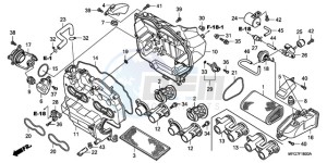 CB600F9 Europe Direct - (ED) drawing AIR CLEANER