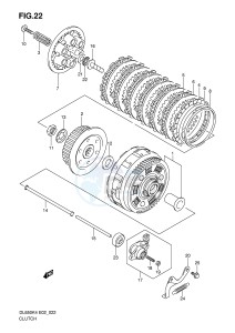 DL650 (E2) V-Strom drawing CLUTCH