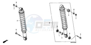 TRX500FPEB drawing REAR CUSHION