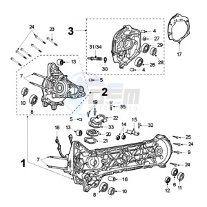 FOX LNA 2 drawing CRANKCASE