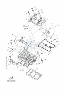 TRACER 7 MTT690 (B4T2) drawing CYLINDER HEAD