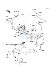 JET SKI STX-12F JT1200D7F FR drawing Air Cleaner