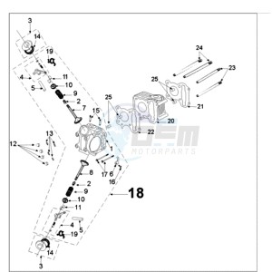 TWEET 50 X drawing CYLINDER HEAD