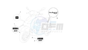 BOULEVARD - 100 CC 4T drawing EMBLEM