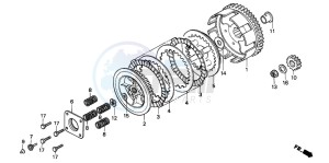 NSR50S drawing CLUTCH