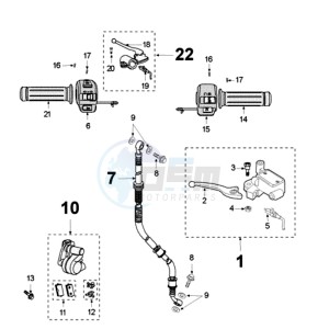 VCLIC EV drawing BRAKE SYSTEM - BRAKE DISC D155