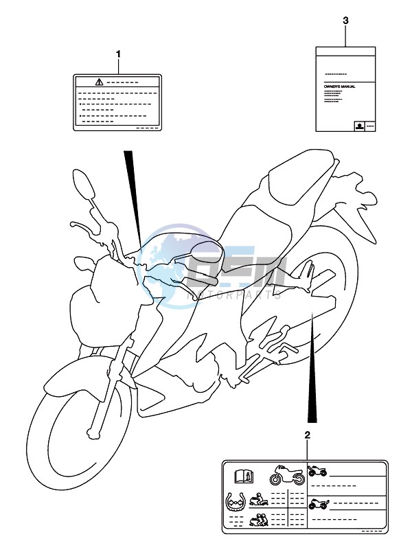 LABEL (GSX-S125MLXL8 P21)