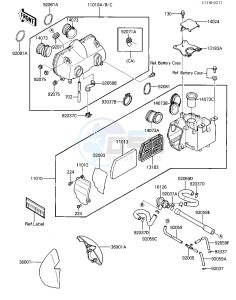 ZL 600 A [ZL600 ELIMINATOR] (A1-A2) drawing AIR CLEANER