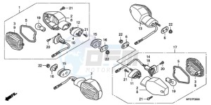 CB600F9 Europe Direct - (ED / 25K) drawing WINKER