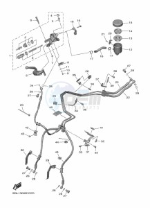 YZF1000D YZF-R1M (B4S6) drawing FRONT MASTER CYLINDER