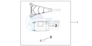 CBR1000RR9 KO / HRC MK drawing TANK BAG