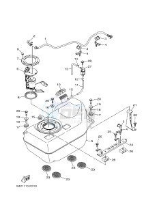 YXM700E YXM70VPHH (B42J) drawing FUEL TANK