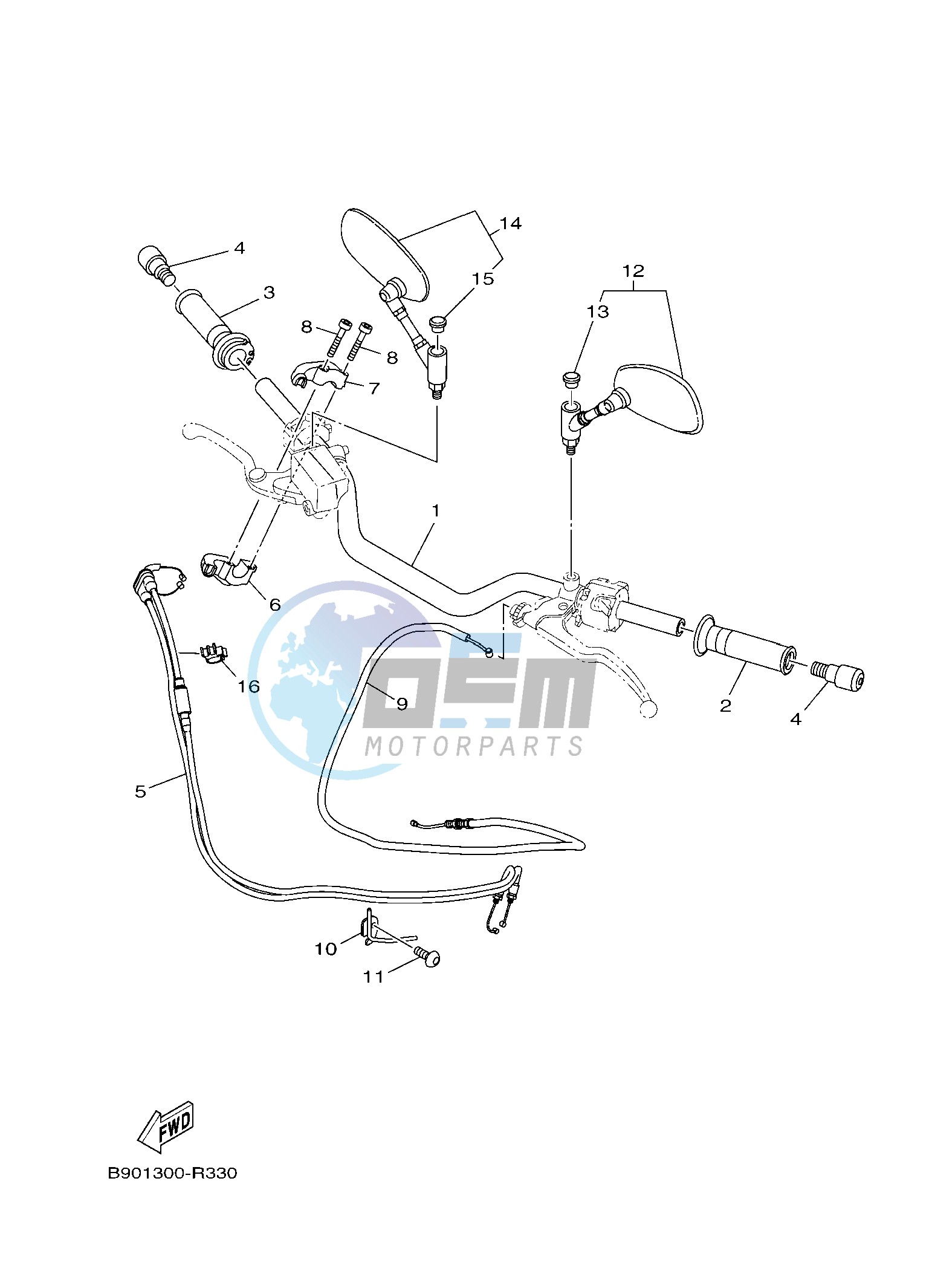 STEERING HANDLE & CABLE