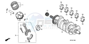 CB600FA3A Europe Direct - (ED / ABS ST 25K) drawing CRANKSHAFT/PISTON