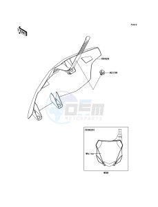 KX450F KX450FDF EU drawing Accessory