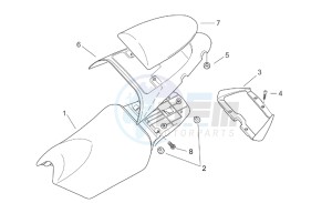 SR 50 IE-Carb drawing Saddle - Handle