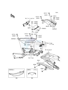 ZZR1400 ABS ZX1400FFFA FR GB XX (EU ME A(FRICA) drawing Side Covers/Chain Cover