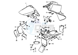 X–FIGHT - 100 cc drawing FENDER