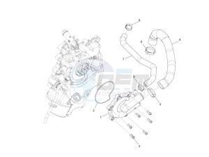 Beverly 500 Cruiser e3 2007-2012 drawing Cooler pump