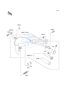 KX 60 B [KX60] (B10-B14) [KX60] drawing MUFFLER-- S- -