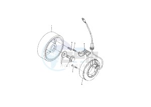 FZ6 600 drawing GENERATOR