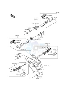 Z800 ZR800CGFA UF (UK FA) XX (EU ME A(FRICA) drawing Turn Signals