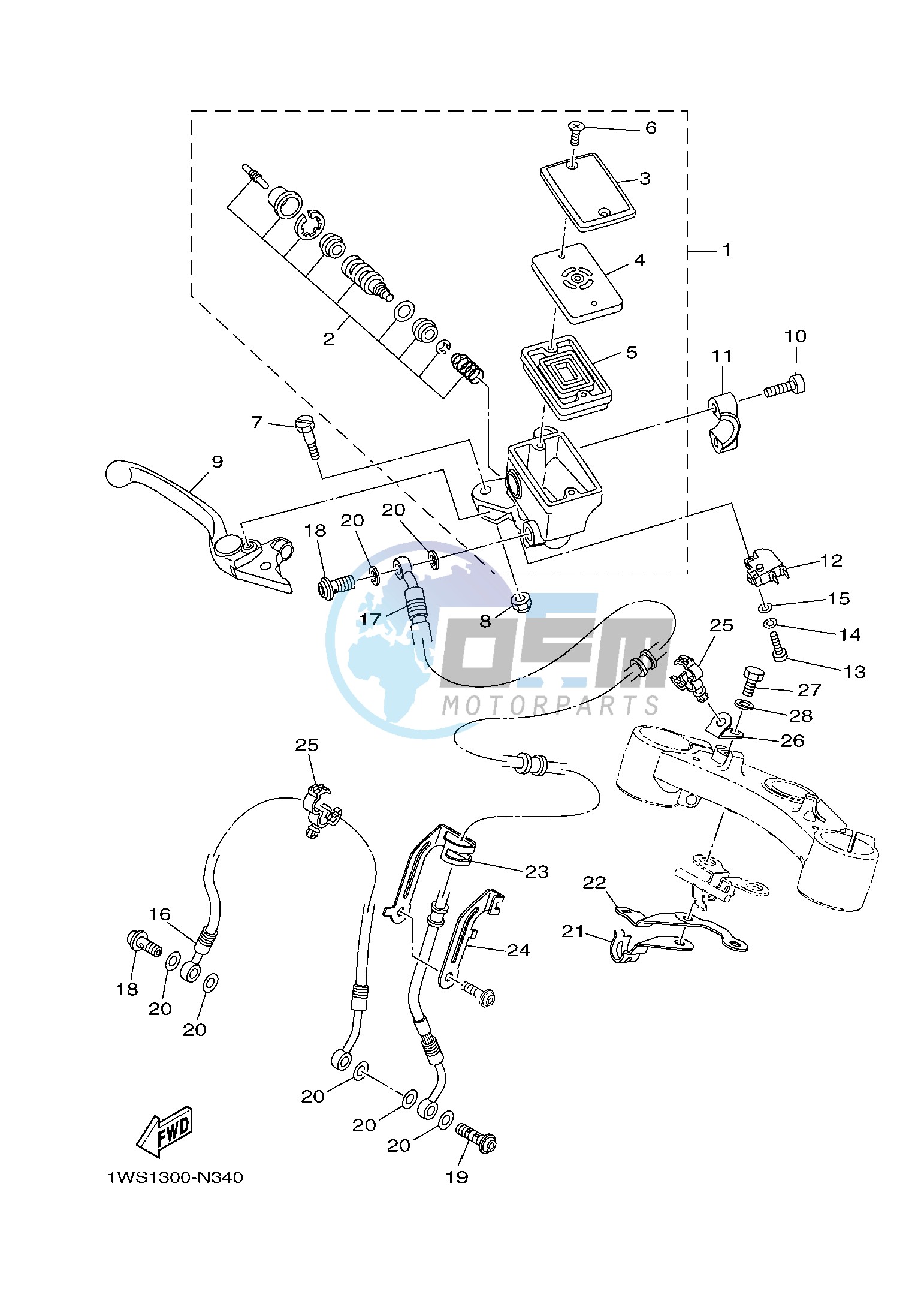 FRONT MASTER CYLINDER