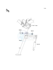 KLX 140 B (KLX140L MONSTER ENERGY) (B8F-B9FA) B8F drawing STAND-- S- -