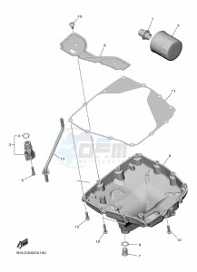 YZF1000 YZF-R1 (B3LM) drawing OIL CLEANER