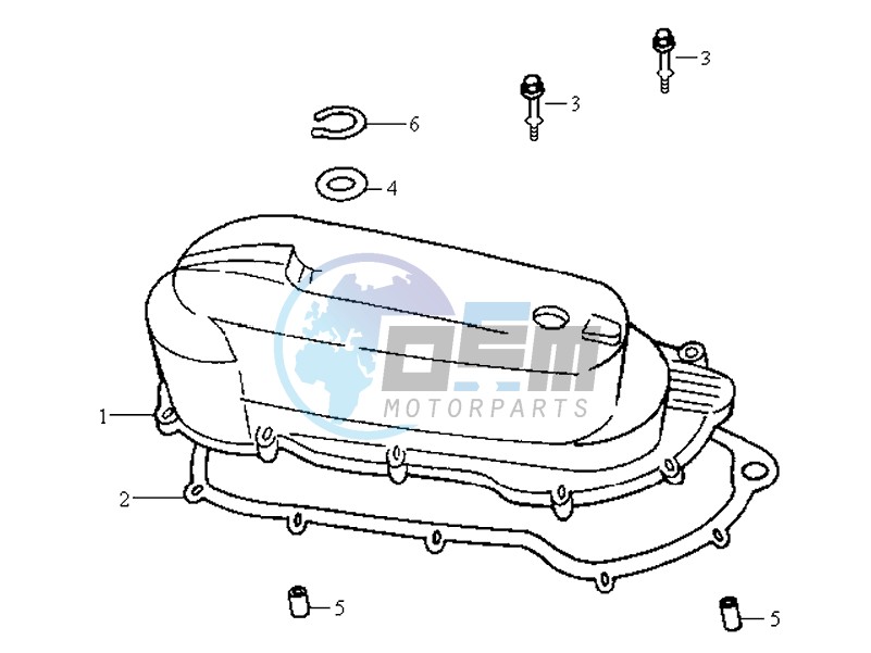 CRANKCASE COVER LEFT