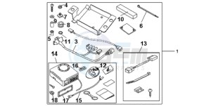 CBR1000RRA BR / HRC drawing KIT ALARM SYSTEM