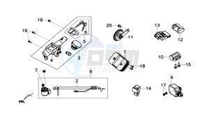 MAXSYM 600I ABS drawing ELECTRONIC PARTS