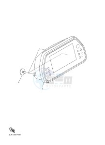 YZF-R1 998 R1 (2CRC 2CRD) drawing METER