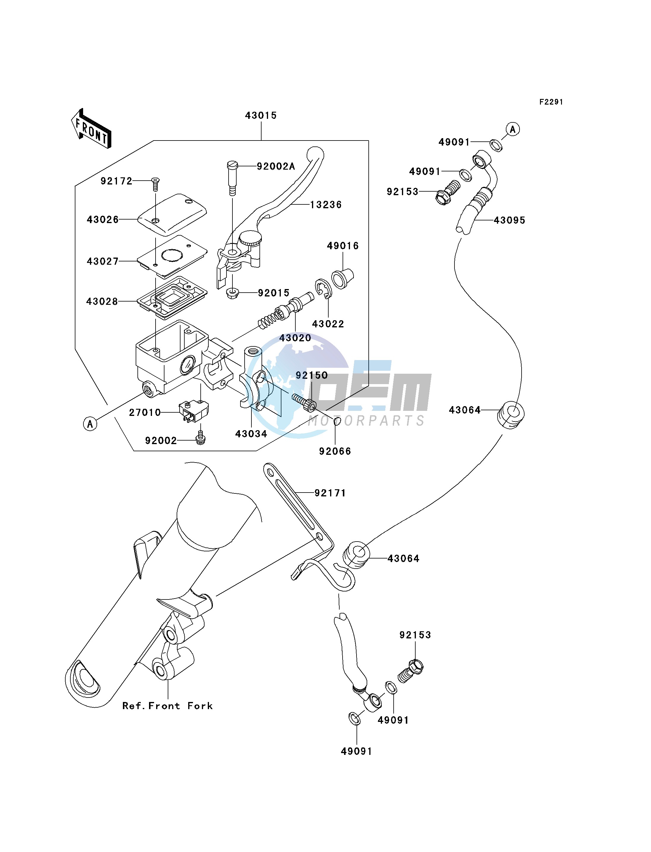 FRONT MASTER CYLINDER