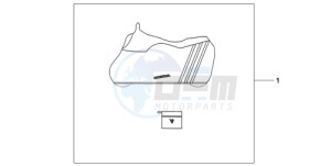 CB600F39 F / CMF ST drawing BODY COVER L