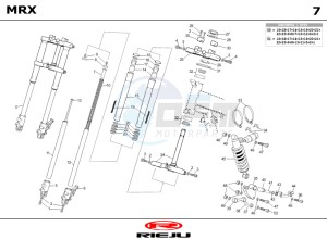 MRX-50-CASTROL-CASTROL drawing SUSPENSION