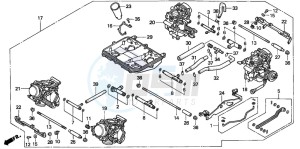 VF750C2 drawing CARBURETOR (ASSY.)