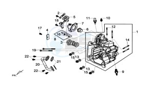 MAXSYM 600 I ABS EXECUTIVE EURO4 L7 drawing CYLINDER WHITEH PISTON / CILINDER HEAD GASKET /  CILINDER BOTTOM GASKET