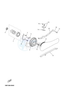 YP125R X-MAX125 X-MAX (2DM9 2DM9) drawing CAMSHAFT & CHAIN