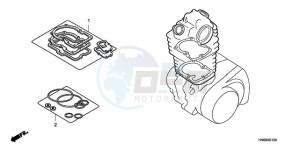 TRX250X9 Australia - (U) drawing GASKET KIT A