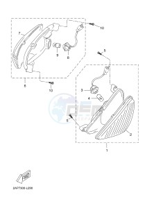 YN50 NEO'S (2APF 2APF 2APF) drawing FLASHER LIGHT